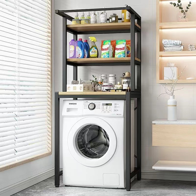 MOK Washing Maching Rack Bathroom Rack 69*30*184cm Bingkai Bingkai Berkualiti Tinggi Loading 200kg