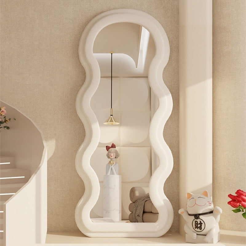 Mok Mirror 170*70cm Gelombang Cermin Besar Kain Lembut Mengetatkan Mirror Badan Penuh 3 Warna