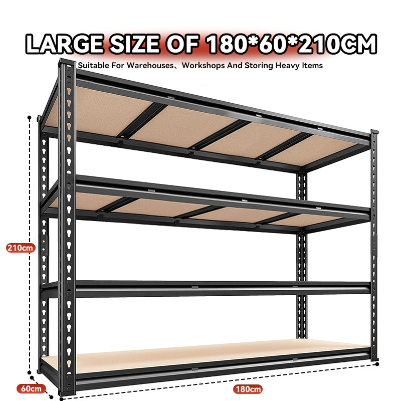 【Menyampaikan dalam masa 24 jam】 Mok 180*60*180cm boleh membawa rak 960kg rak 5 lapisan rak rak penganjur stante rak