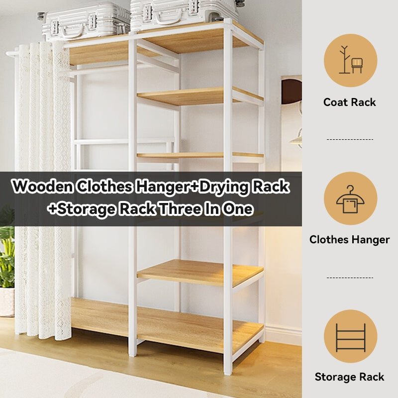 【Harga Terbaik】 MOK Kapasiti Besar Buka almari pakaian 60/90/120cm Gaya apartmen almari pakaian berkualiti tinggi